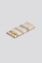 Βαμβακερή Ριγέ Πετσέτα Παρεό με Κρόσσι Anka 90x170cm-Μπεζ