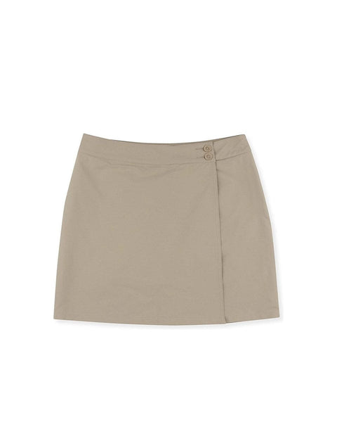 Γυναικείο Skort με Κουμπιά Basic Line σε 3 Αποχρώσεις