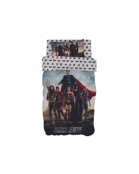 Σετ 3 Τεμαχίων Παιδικά Σεντόνια Justice League Warner Bros 165x250cm