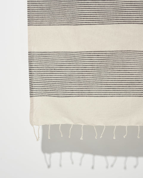 Βαμβακερό Παρεό Sarong με Λεπτές Ρίγες & Κρόσσι Kalea 90x170cm