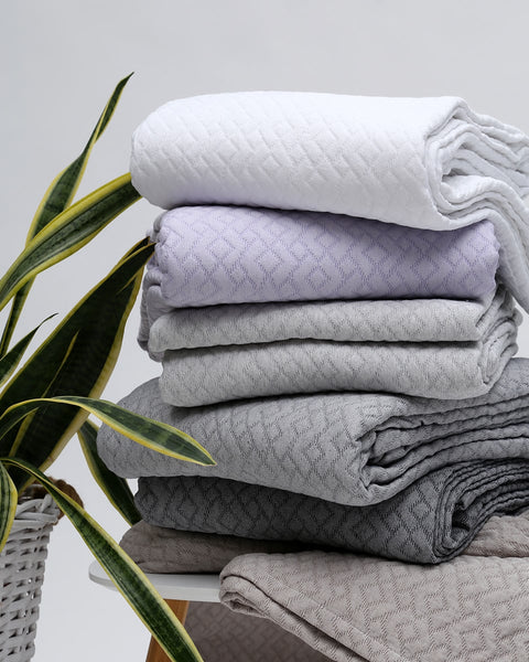 3D Ζακάρ Oxford Μαξιλαροθήκη γεωμετρικό Pattern Αυγερινός Augerinos 2 διαστάσεις 6 Αποχρώσεις