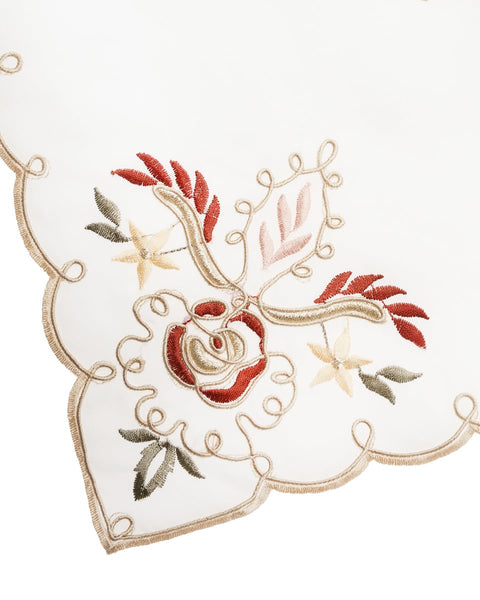 Μπομπονιέρα Κέντημα Άνθη 2 Πλευρές Arabesque Bo Maison 30x30cm