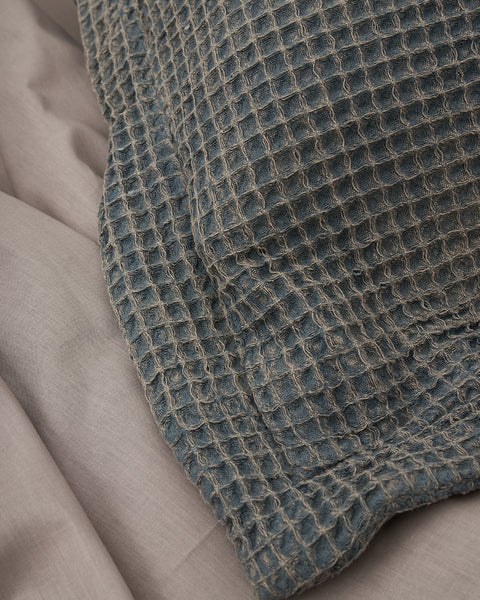 3D Βαμβακερή Stonewashed Μαύρη- Γκρι Oxford Μαξιλαροθήκη Taline