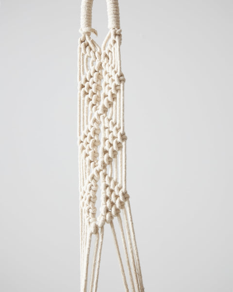 Boho Βαμβακερό Χειροποίητο Macrame Για Γλάστρα Cedar 99cm