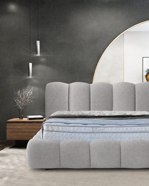 Bed with Curved Design MEL1