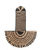 Boho Διακοσμητικό Τοίχου από Φύλλα Φοίνικα Abstract Mask Design 3 50x80cm σε 2 Αποχρώσεις