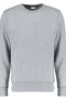 Unisex Βαμβακερό Φούτερ με Λαιμόκοψη Basic Line-Γκρι-Large
