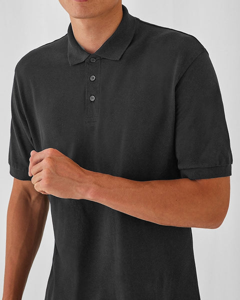 Unisex Βαμβακερή Κοντομάνικη Μπλούζα Polo Basic Line 5 Αποχρώσεις-Ανθρακί-Small