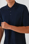 Unisex Βαμβακερή Κοντομάνικη Μπλούζα Polo Basic Line 5 Αποχρώσεις