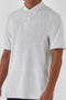 Unisex Βαμβακερή Κοντομάνικη Μπλούζα Polo Basic Line 4 Αποχρώσεις-Άσπρο-X Small