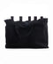 Υφασμάτινη Τσάντα Tote Combo σε 2 Αποχρώσεις 40x30x15cm-Μαύρο