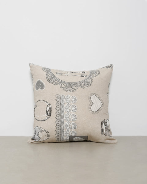 Διακοσμητική Μαξιλαροθήκη με Αφηρημένο Σχέδιο Abruzzo 40x40cm