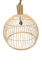 Rattan Φωτιστικό Κέλυφος Οροφής Naara Small 40x40x40cm