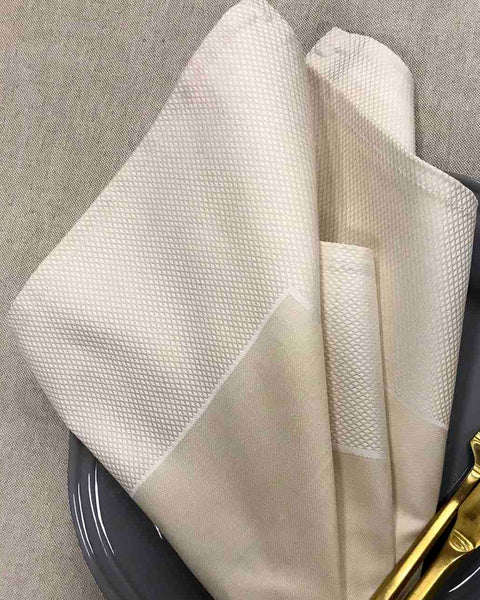 Βαμβακερή Μπεζ Πετσέτα Φαγητού Catering Ζακάρ Φάσα Gourmet 52x52cm