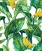 Ύφασμα Σχέδιο Φύλλα Green Leaves Φ280cm
