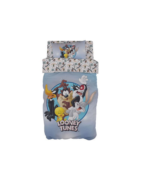 Σετ 3 Τεμαχίων Παιδικά Σεντόνια Looney Tunes Des. 1 Warner Bros 165x250cm