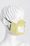 Μάσκα #Smile Ανεμπόδιστης Επικοινωνίας 22x17cm-Κίτρινο