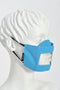 Μάσκα #Smile Ανεμπόδιστης Επικοινωνίας 22x17cm-Γαλάζιο
