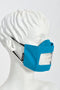 Μάσκα #Smile Ανεμπόδιστης Επικοινωνίας 22x17cm-Πετρόλ