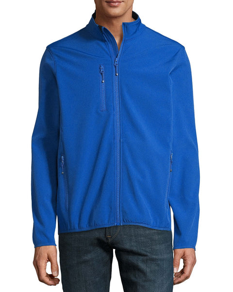 Ανδρικό Αδιάβροχο Μπουφάν 3 Τσέπες Softshell Basic Line σε 6 Αποχρώσεις-Μπλε Royal-X Large