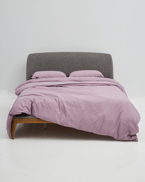 Microsilk Μονόχρωμο Ζακάρ Σεντόνι με Λάστιχο Robola σε 8 Αποχρώσεις-Πούδρα-Υπέρδιπλη
