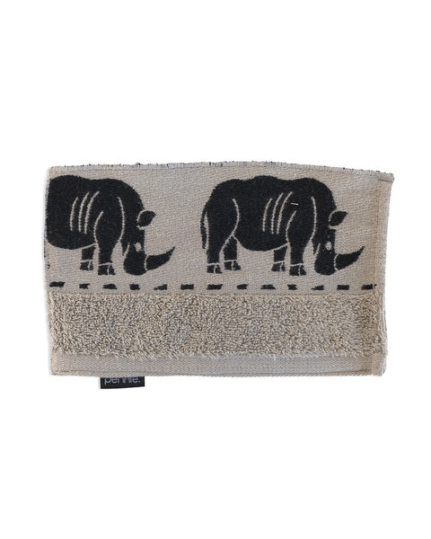 Γκρι Βαμβακερό Γάντι Μπάνιου Savannah 13x15cm