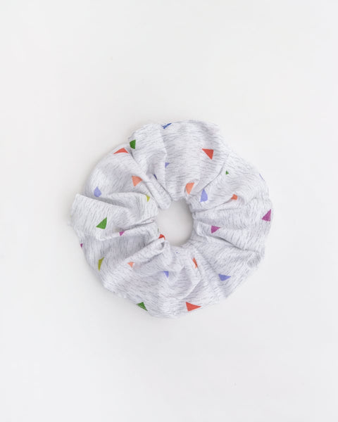 Scrunchies Λαστιχάκι Μαλλιών Triangles With Blue