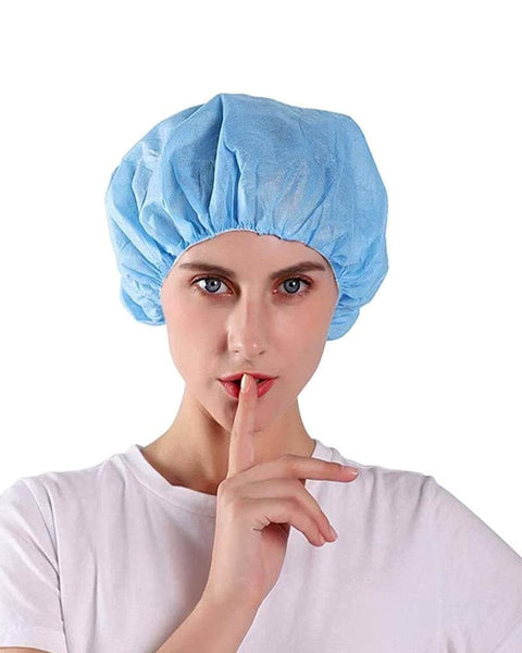 Σετ 100 Τεμαχίων Non Woven Σκούφοι Μιας Χρήσης Auspices