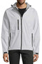 Ανδρικό Αδιάβροχο Μπουφάν 3 Τσέπες Softshell με Κουκούλα Basic Line σε 6 Αποχρώσεις-Άσπρο-Small