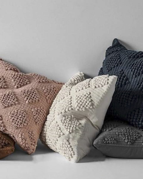 Boho 3d Ανάγλυφη Διακοσμητική Μαξιλαροθήκη Soragia σε 5 Αποχρώσεις 45x45cm