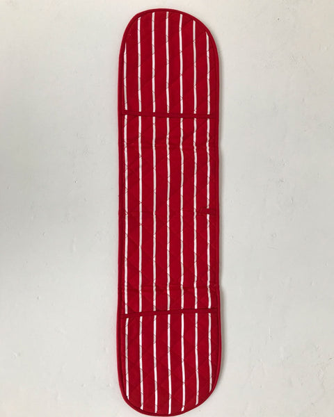Ριγέ Γάντι Κουζίνας Stripes 20x87cm 2 Αποχρώσεις-Κόκκινο