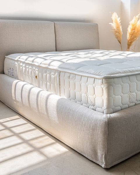 Υπέρδιπλο Κρεβάτι με Κεφαλάρι & Βάση Elegance 160x200cm