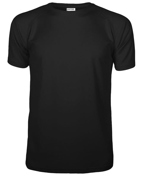 Κοντομάνικη Μπλούζα T-Shirt Τεχνολογία Dri- FIT Basic Line σε 5 Αποχρώσεις-Μαύρο-Large