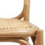 Πλεκτή Πολυθρόνα από Φυσικό Rattan & Bamboo Kaciana 81x55x57cm