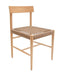 Καρέκλα Από Ξύλο Teak με Κορδόνι Zora 48x49x79cm