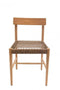 Καρέκλα Από Ξύλο Teak με Κορδόνι Zora 48x49x79cm