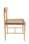 Καρέκλα Από Ξύλο Teak με Κορδόνι Zora 48x49x79cm